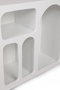 Hanah Home Consola Blanca Liva 120 - Mueble de Entrada o Salón Moderno, 120x74x37 cm